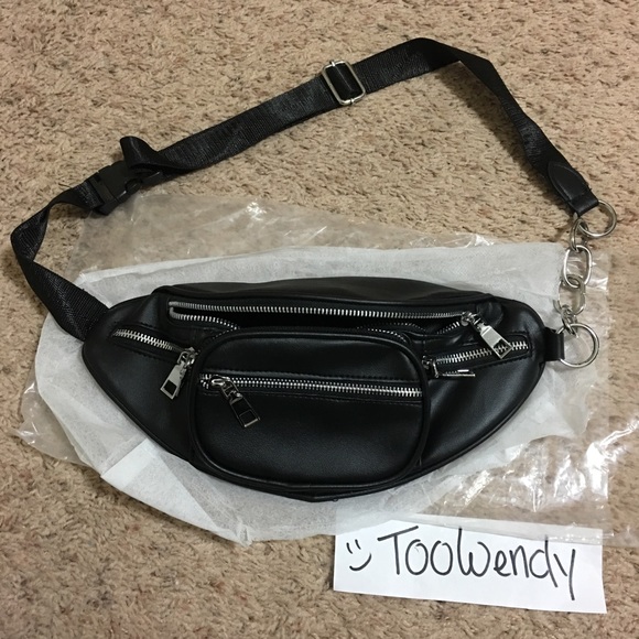 Trendy Faux Leather Chain Vintage Fanny Pack Bag - Picture 7 of 7